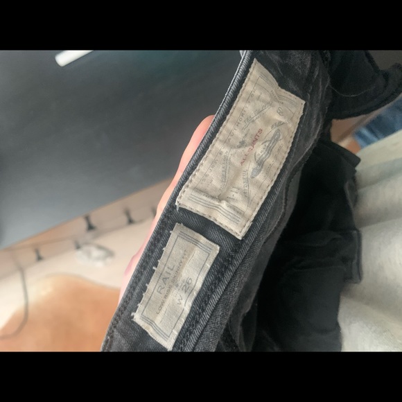 ALLSAINTS low rise Rail skinny jeans - Picture 6 of 7